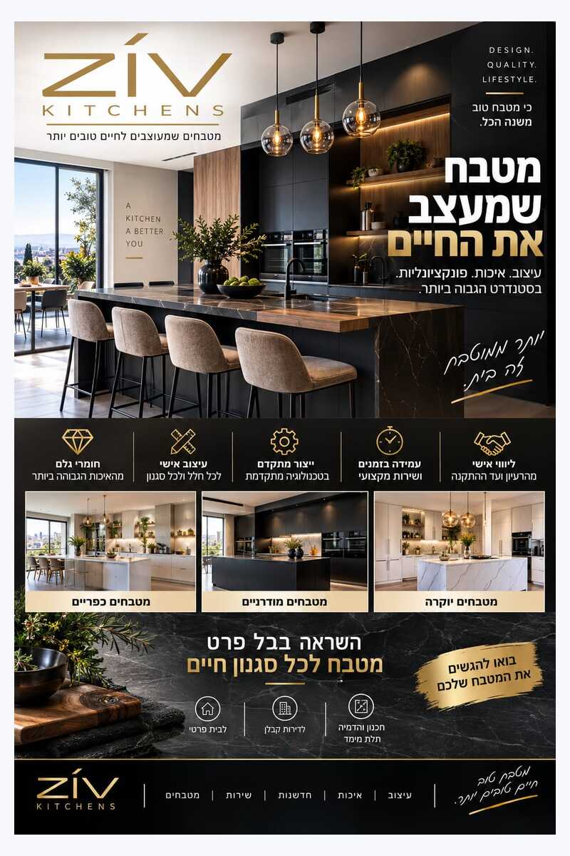 קריאייטיב בעברית — זיו מטבחים