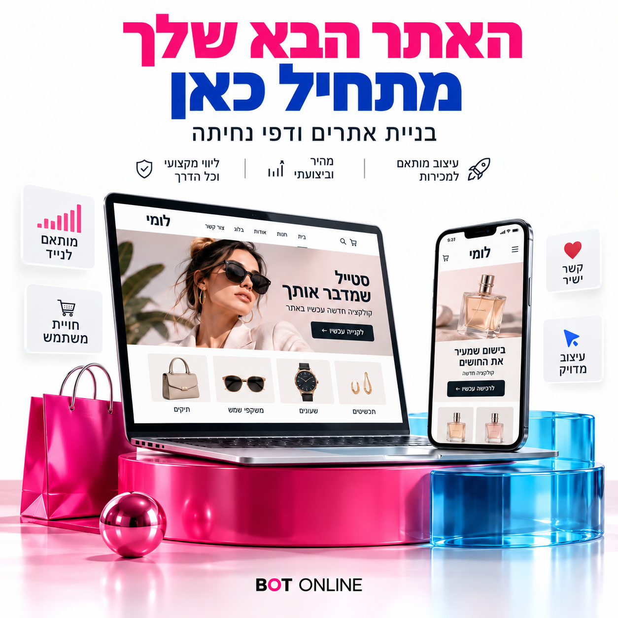 בניית אתרים ודפי נחיתה